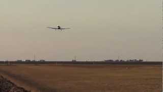 Grumman Cheetah Touch amp Go at Bishop TX [upl. by Kreg26]