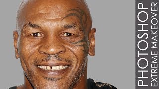 Photoshop Extreme Makeover  45 Mike Tyson [upl. by Savil]