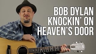 Knocking on Heavens Door  Super Easy Acoustic Songs for Guitar  Guitar Lesson [upl. by Tabb8]