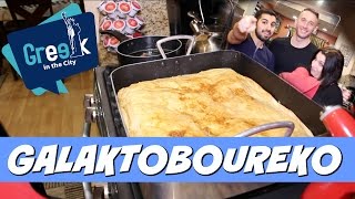 How to make Galaktoboureko w My Sister and Michael  Baking amp Cooking [upl. by Ativet]