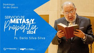 📺 Prédica Cristiana Metas y propósitos 2024   Rev Darío SilvaSilva  14 enero 2024 [upl. by Clevie]