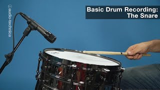 Basic Drum Miking The Snare Drum [upl. by Pandora]