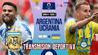 ARGENTINA vs UCRANIA 🔴 FECHA 3 🔴 JJOO PARIS 2024 · JUEGOS OLIMPICOS · UCRANIA vs ARGENTINA [upl. by Coumas]