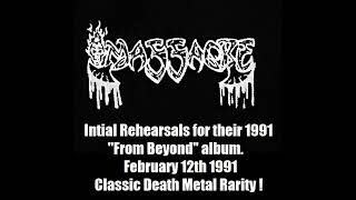 MASSACRE us Rehearsals for FROM BEYOND LP February 12th 1991 ReRipMaster [upl. by Dorri10]