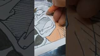 ENEL VS LUFFY onepiece art ワンピース sketchbook shorts fyp [upl. by Adnhoj]