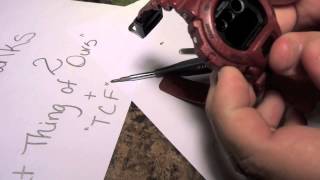 CASIO GSHOCK DW6900 BATTERY CHANGE TUTORIAL [upl. by Sill]