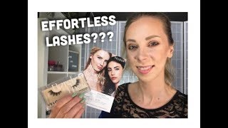 How to Apply False Lashes  Velour Effortless Lash Kit [upl. by Akerboom]