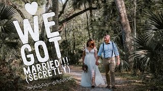 OUR SECRET WEDDING AKA WE ELOPED [upl. by Yramanna]