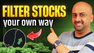 How to filter stocks for trading  Select stocks using tradingview amp Top Stock Research [upl. by Annahaj]