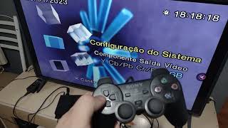 Como configurar o ps2 para jogar no pendrive via OPL  como fazer o ps2 ler jogos no pendrive [upl. by Wieche39]