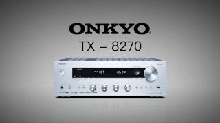 Onkyo TX8270 sieciowy amplituner STEREO z HDMI [upl. by Einnoj]