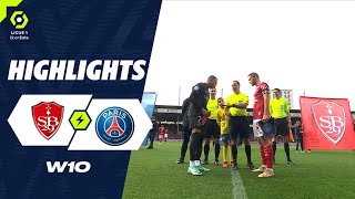 STADE BRESTOIS 29  PARIS SAINTGERMAIN 2  3  Highlights  SB29  PSG  20232024 [upl. by Frasquito]