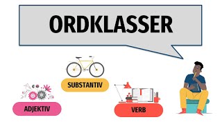 Ordklasser Substantiv Adjektiv och Verb [upl. by Cheri]