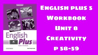 Workbook 5 сынып 5859 бет English plus 5 workbook p 5859 [upl. by Anawk]