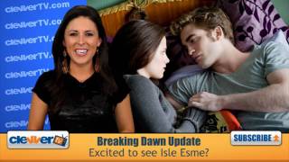 Breaking Dawn Shoot Moves To Isle Esme [upl. by Latoya]