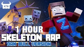 1 HOUR MINECRAFT SKELETON RAP  quotIve Got A Bonequot  Dan Bull Animated Music Video [upl. by Florian]