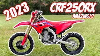 2023 Honda CRF250RX First impressions and woods rip [upl. by Hung865]