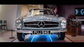 Stunning Horizon Blue MercedesBenz 280SL Pagoda by Hemmels at MercedesBenz World [upl. by Trebron]