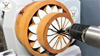 Woodturning  A Fantastic Design👍 [upl. by Aneeled]