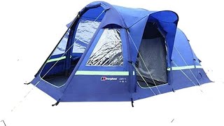 Inside of a Berghaus 41 air tent withstanding 48mph winds [upl. by Maclay]