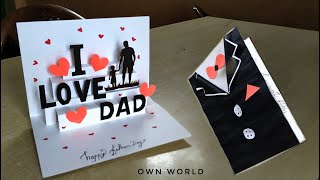 5 Easy DIY Fathers Day Greetings Cards Idea in lockdown5 Amazing Fathers Day CardsHandmade Cards [upl. by Ebeohp]