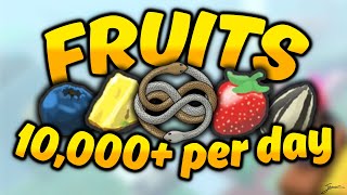 How to get 10000 FRUITS PER DAY in BSS BEST SETTINGS [upl. by Deutsch955]