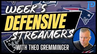 TOP Defensive Streamers for NFL Week 5 Unmissable DSTs and Surprising Sleepers [upl. by Oscar]