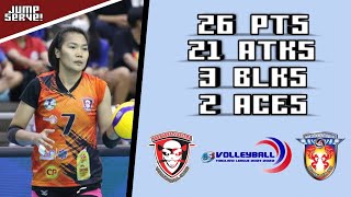 Mylene Paat Highlights Nakhon Ratchasima Vs Nakornnont  🇹🇭 Volleyball Thailand League 20212022 [upl. by Arbuckle]