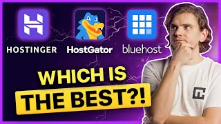 HostGator vs Hostinger vs Bluehost – BEST WEB HOSTING 2024 [upl. by Bland]