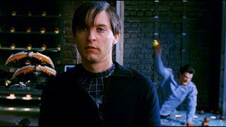 Peter Parker vs Harry Osborn  House Fight Scene  SpiderMan 3 2007 Movie CLIP HD [upl. by Ynnej]