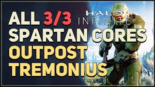 Outpost Tremonius All Spartan Cores Location Halo Infinite [upl. by Llednek]