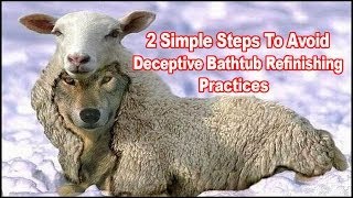 Bathtub Refinishing Deceptive Practices amp Scams [upl. by Quartus]