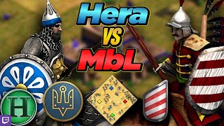 Slavs vs Magyars  1v1 Arabia  vs MbL  AoE2 [upl. by Siblee]