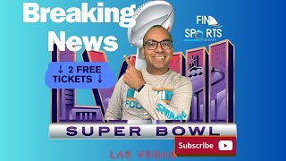 2 Free Super Bowl Tickets Giveaway [upl. by Lezah659]