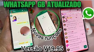 SAIU🔥WHATSAPP GB ATUALIZADO 2024 mostrei todas funções incríveis [upl. by Durante]