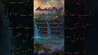 taqlif k waqt Dua kysy mangyviral quotes hadeesshraif [upl. by Eneirda]