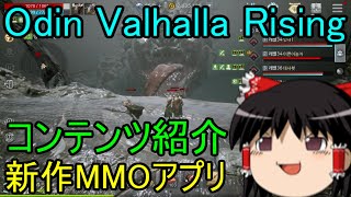 Odin Valhalla Rising コンテンツ紹介 新作MMOアプリ ゆっくり [upl. by Ameehsat]