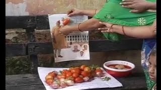 Eggs Tomatoes Thrown On Congress Leader Revanth Reddy During Yatra SakshiTV [upl. by Demakis]