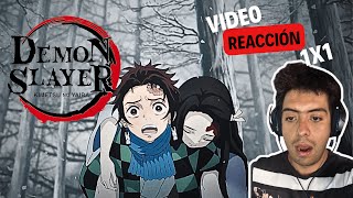 REACCION A DEMON SLAYER POR PRIMERA VEZ 1X1 REACCION [upl. by Alyahs578]