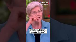 When Elizabeth Warren Goes on quotThe Viewquot [upl. by Mattox546]