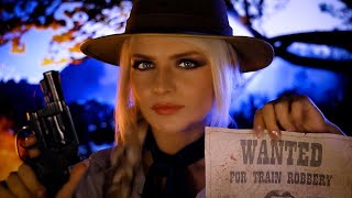 Bounty Hunter Sadie Adler Captures You  Red Dead Redemption ASMR cowboy personal attention [upl. by Daus]