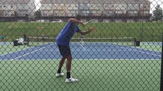 Nick Kyrgios Court Level Practice Atlanta [upl. by Llenal]