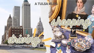 A Tulsa vlog Driving in Tulsa amp the Tulsa Flea Market [upl. by Elma]