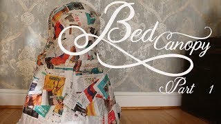 BED CANOPY TUTORIAL  Part 1 Merveilles en Papier [upl. by Pharaoh]