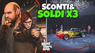 SCONTI E SOLDI TRIPLI SU GTA ONLINE AGGIORNAMENTO SETTIMANALE [upl. by Maiocco584]