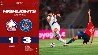 HIGHLIGHTS 2425 I LOSC  Paris SaintGermain 13 Ligue 1 journée 3 😓❌ [upl. by Ecyrb]