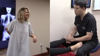 Tears of Joy after Powerful Foot Adjustment 2nd Visit from Dr Suh Chiropractic [upl. by Anivram]