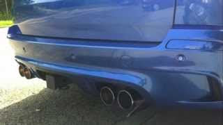 BMW X5M Megan Racing Exhaust Upgrade BeforeAfter [upl. by Purpura]