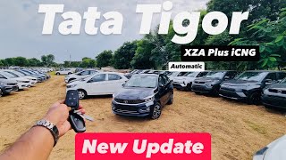 2024 New Tata Tigor XZA Plus iCNG ⛽️AMT Review [upl. by Lorien]