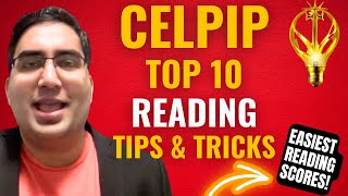 10 BEST CELPIP READING Tips and Tricks  Summarized Score 10 Easily [upl. by Nickelsen]